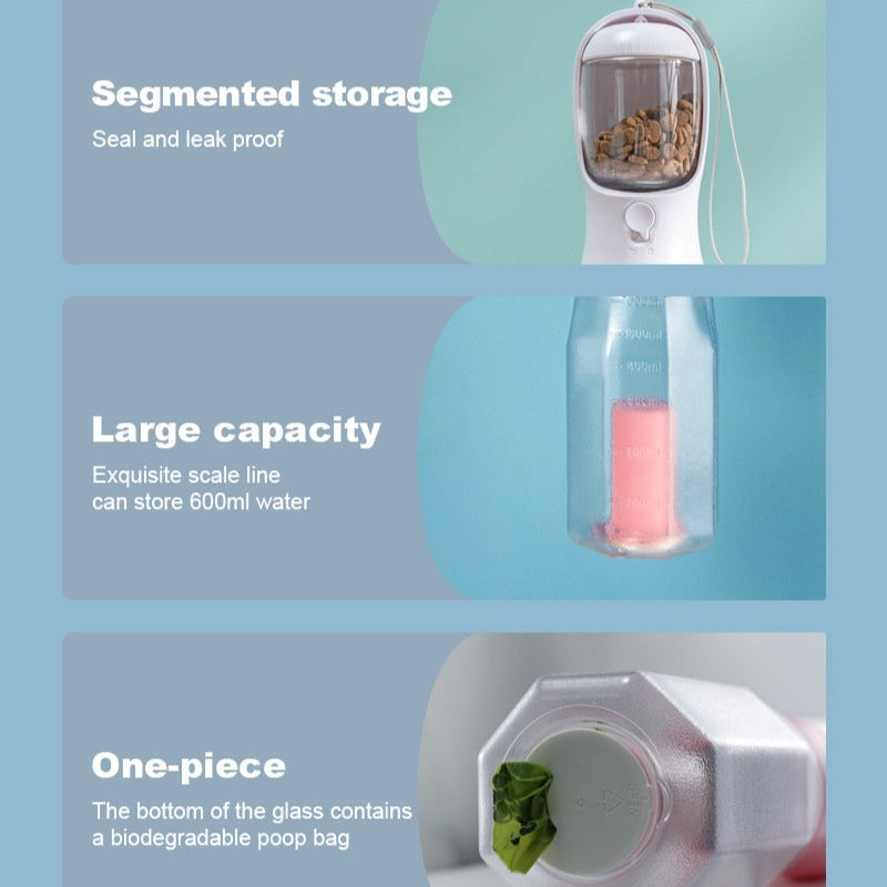 3-in-1 Pet Water Bottle