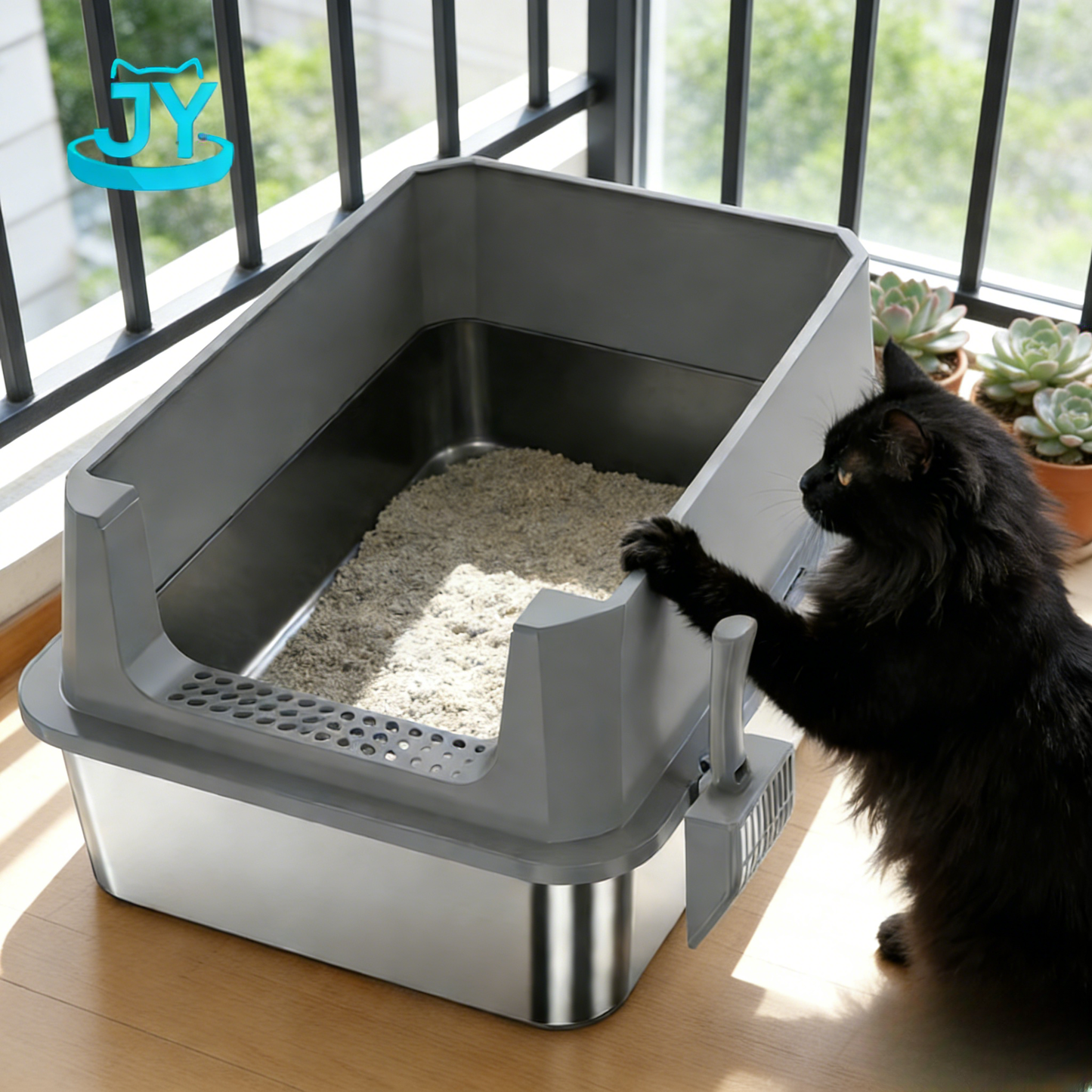 Stainless steel Litter Box